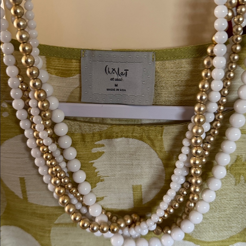 Habitat designer top M New with Necklace - Picture 2 of 6